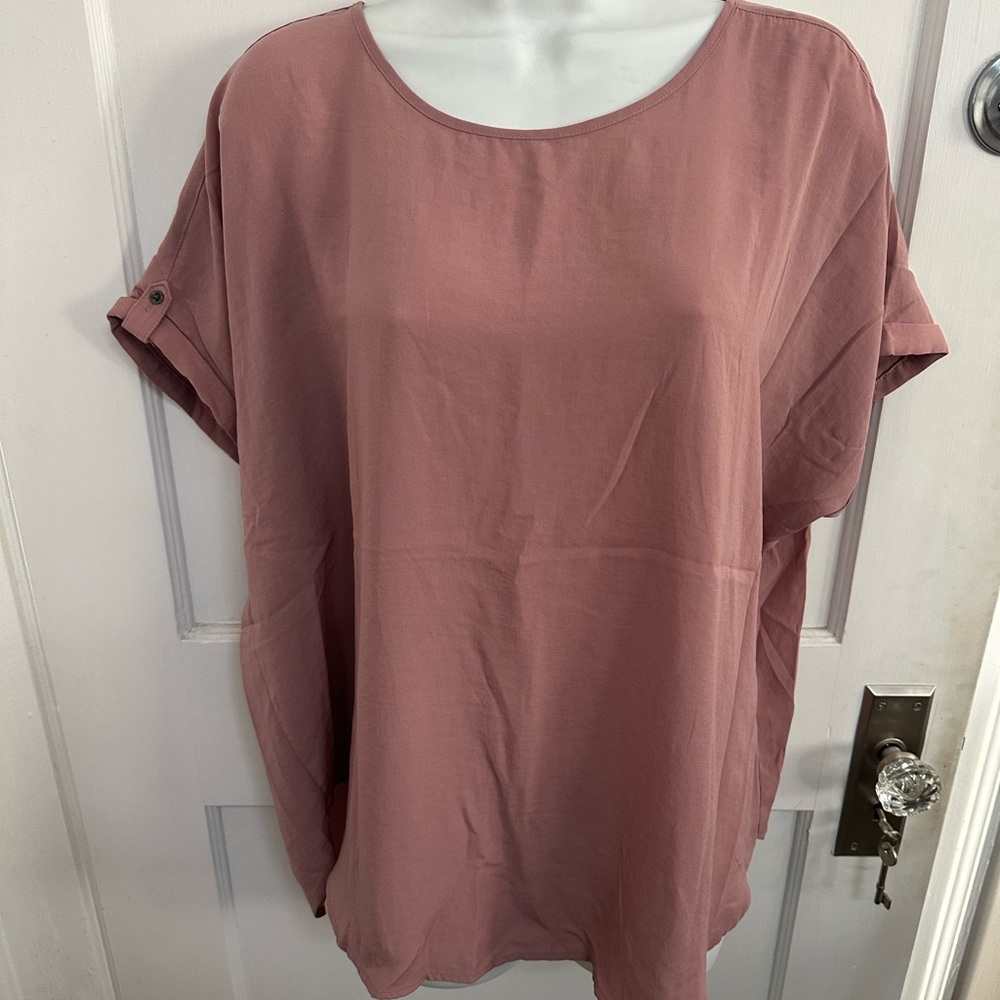 Maurices Dusty Rose Tunic Top